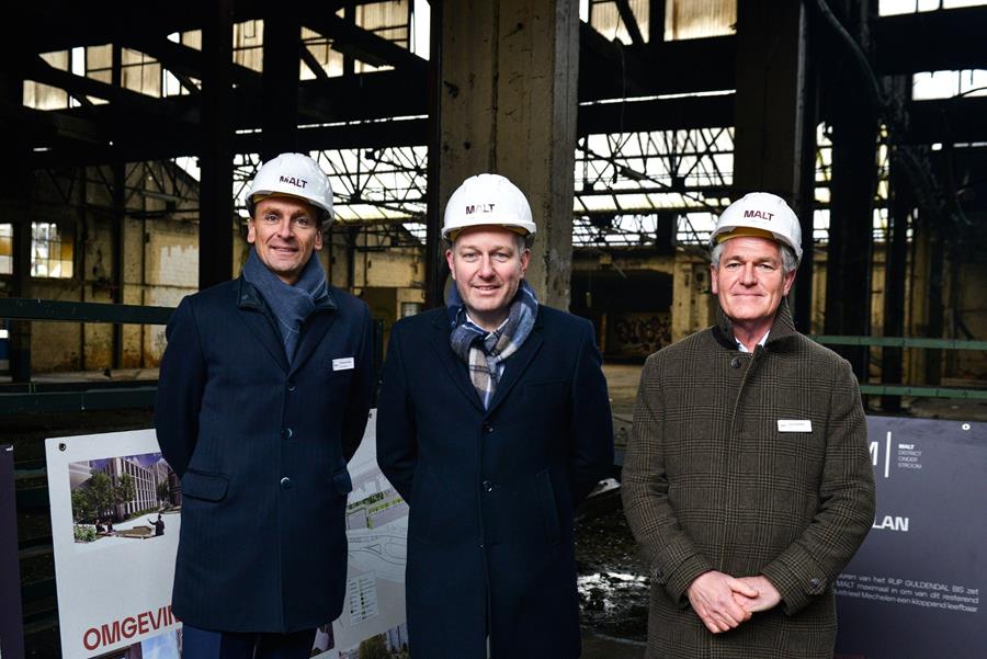 Christophe  Jacobs (CODIC Belgie) - Alexander Vandersmissen (Burgemeester) - Johan Geeroms (PSR-Jan De Nul Group)