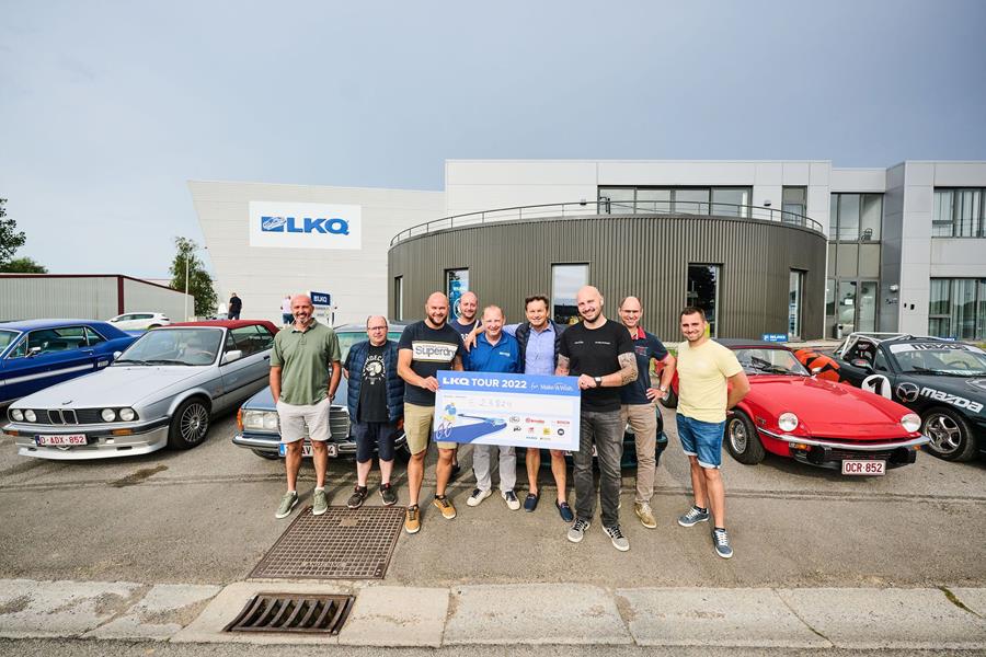 LKQ Belgium zamelde de afgelopen weekends geld in om de hartenwensen te vervullen van kinderen die lijden aan levensbedreigende ziektes. De tweede editie van de LKQTour was daarbij een daverend succes