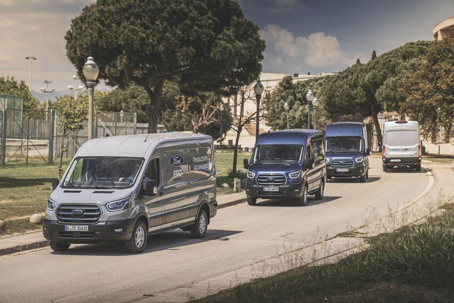 De 100% elektrische E-Transit leent zich voor een brede waaier aan gebruikstoepassingen