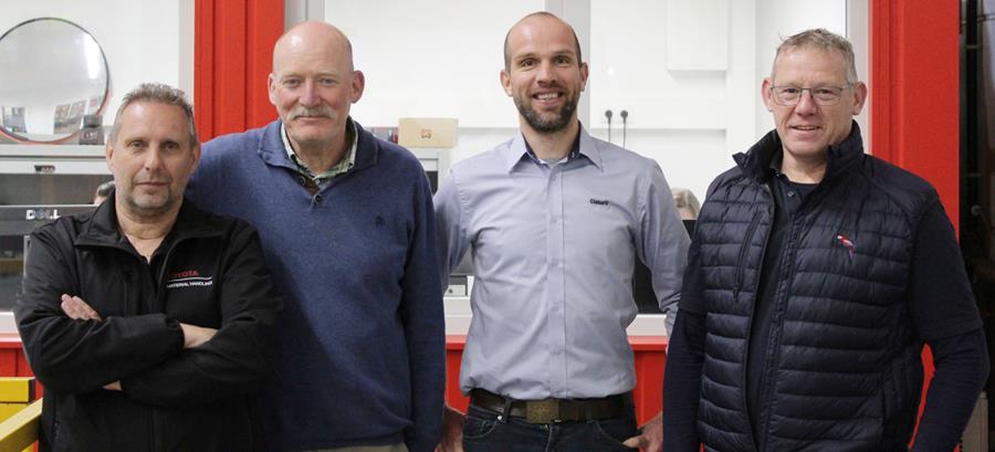 groepsfoto Toyota Material Handling Belgium