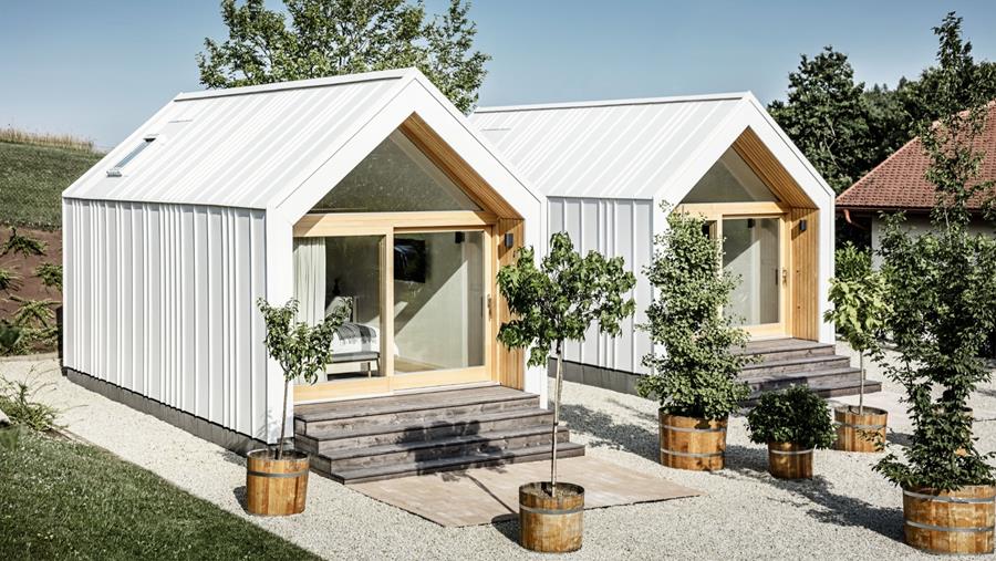 PREFA tiny houses gevelbekleding