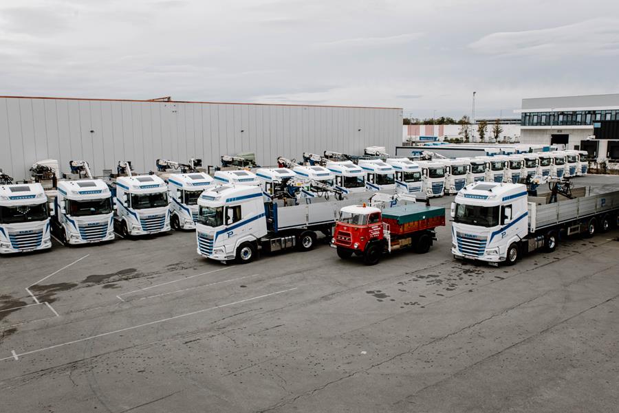 Vloot van 35 DAF's
