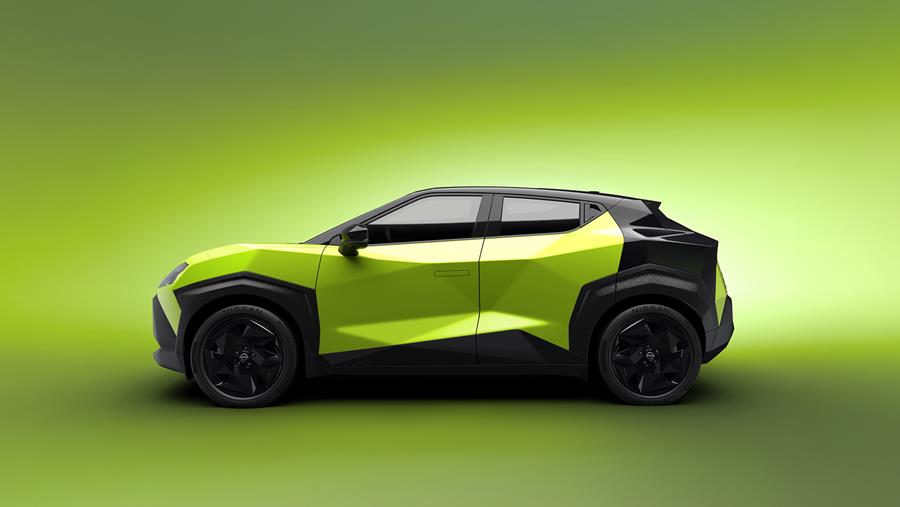 De nieuwe Nissan JUKE wordt voor het eerst volledig elektrisch en behoudt zijn uitgesproken design