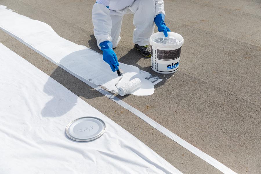 Reflecterende coating aanbrengen