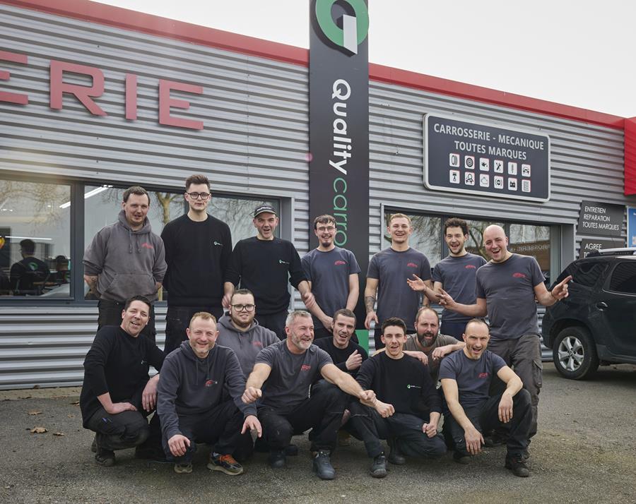 Het team van REM Auto uit Nijvel sluit zich aan bij het netwerk van Qualitygarage en Qualitycarrosserie
